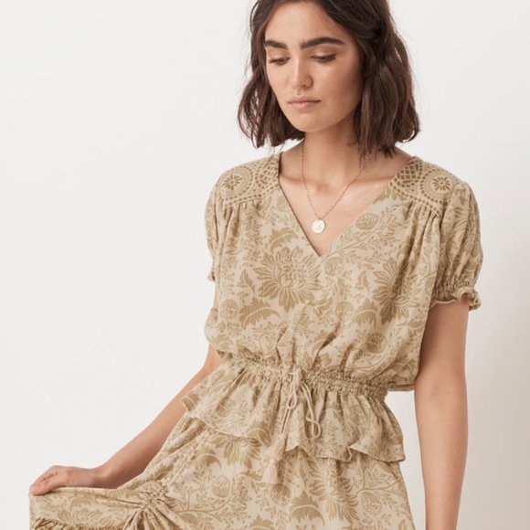 Spell Lioness Cap Sleeve Blouse - S - Picture 4 of 7